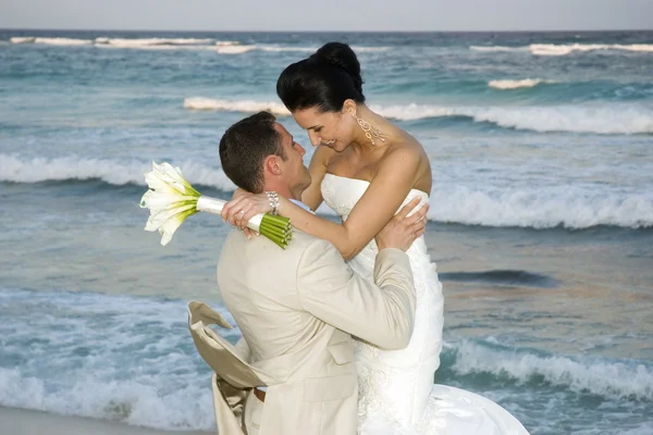 Карибская пляжная свадьба Лицензионные Стоковые Изображения