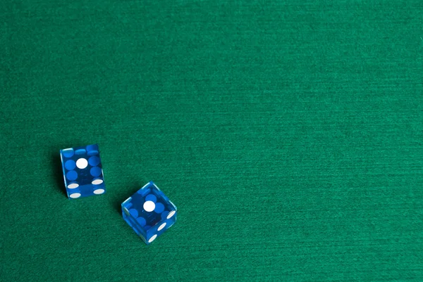 Dados do Casino Azul — Fotografia de Stock