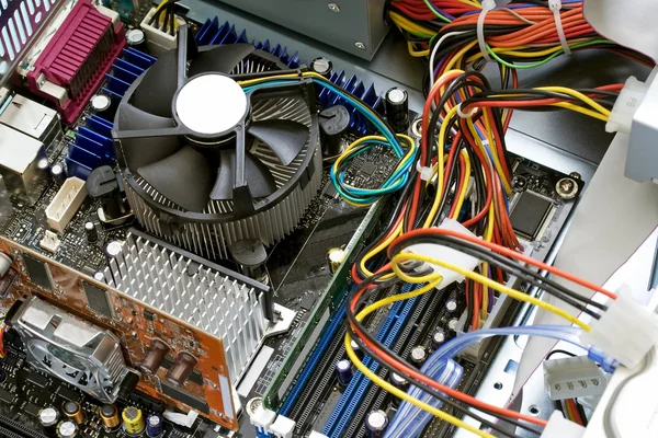 Dentro de una computadora — Foto de Stock