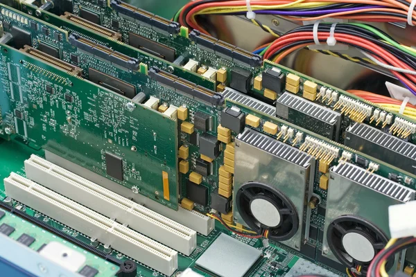 Inside a computer — Stock Photo, Image