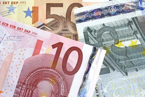 Euron pengar — Stockfoto