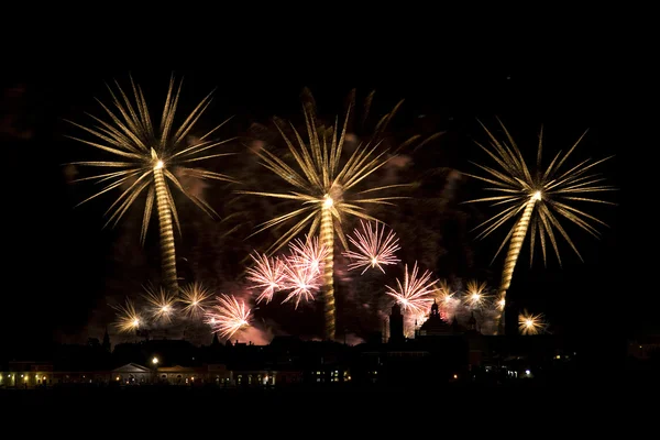 Firework celebration Redentore — Stock Photo, Image