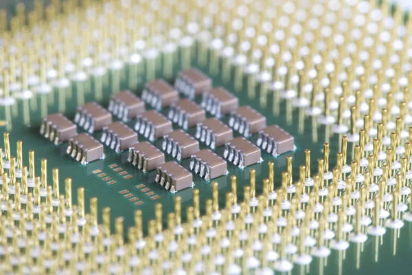 Mikro procesor komputera — Zdjęcie stockowe