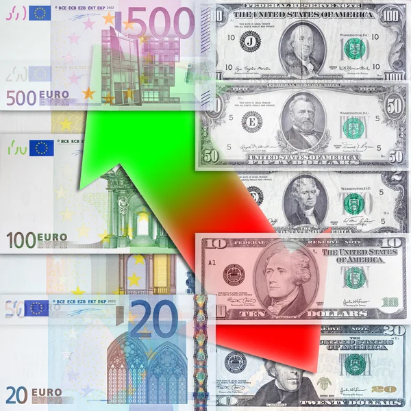 stock image Fluctuations of exchange