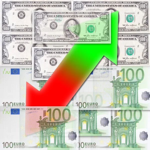 stock image Fluctuations of exchange