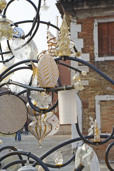 Vidro de arte Murano (Veneza, Itália ) — Fotografia de Stock