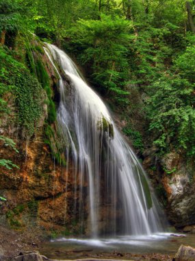 Waterfalls. Crimea. clipart