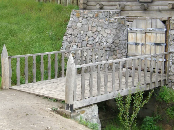 stock image The old wooden bridge