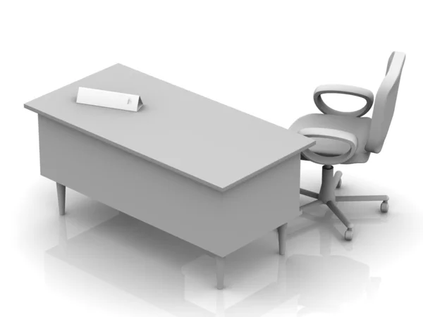Table and office tablet — Stock Photo, Image