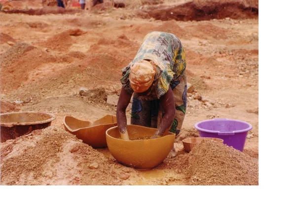 stock image Gold Panning