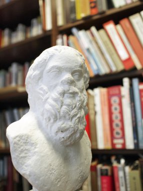 Statue of Socrates clipart