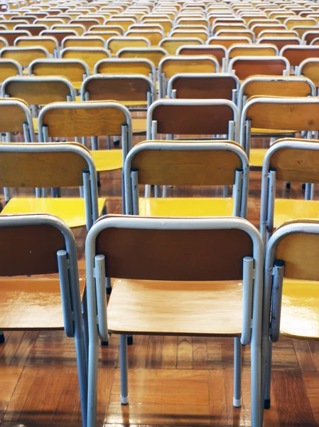 Rows of chairs — Stock Photo, Image