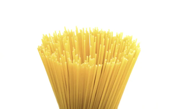 Penne pasta på vit — Stockfoto