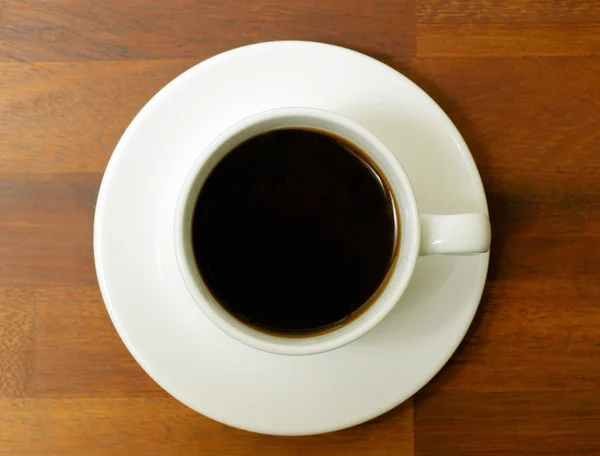 Чашка кофе и блюдце — стоковое фото