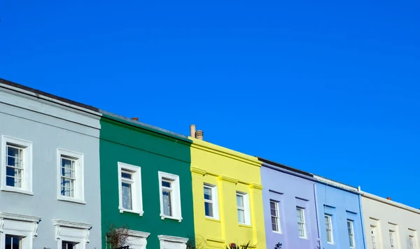 Notting hill domy — Zdjęcie stockowe