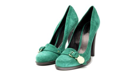 kadına yeşil Ayakkabı