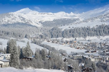 Alpine Ski Restort clipart
