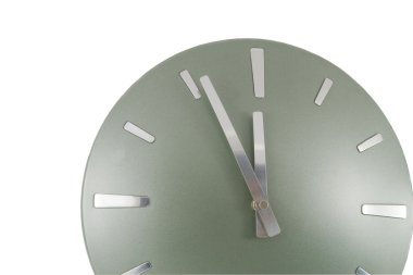 Clock (5 minutes to 12) clipart