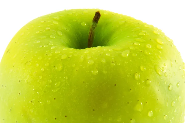 Zelené čerstvé jablko. — Stock fotografie