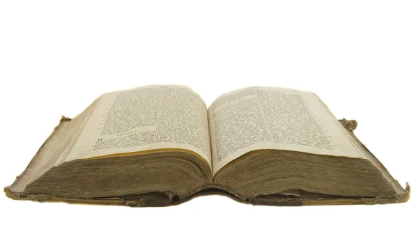 Starodawny stary książki Biblii — Zdjęcie stockowe