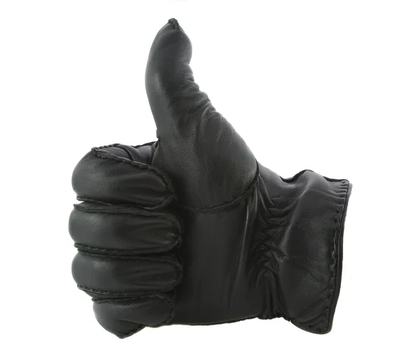 Lederen handschoen weergegeven: ok — Stockfoto