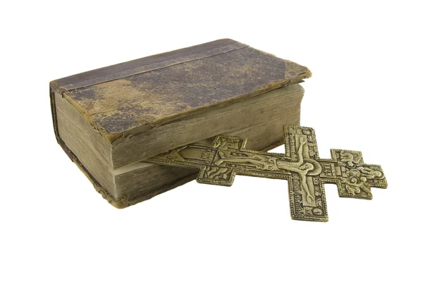 Biblia vintage muito antiga — Fotografia de Stock