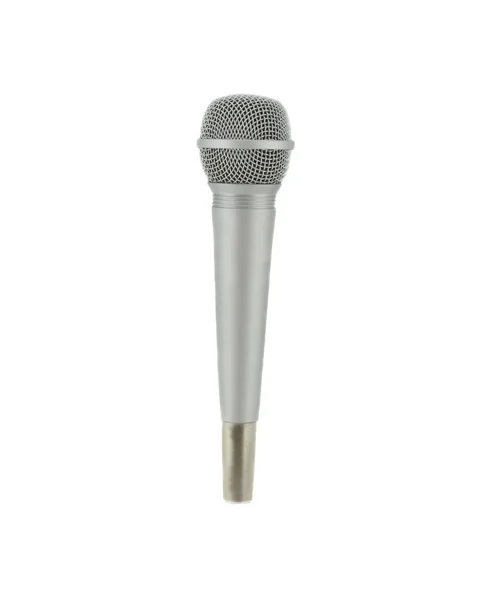 Microphone sans fil argenté — Photo