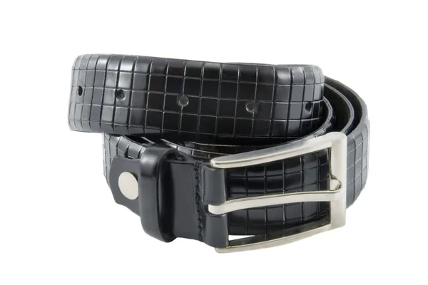 Cinturón de cuero negro —  Fotos de Stock