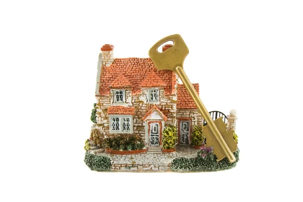 A casa com chave — Fotografia de Stock