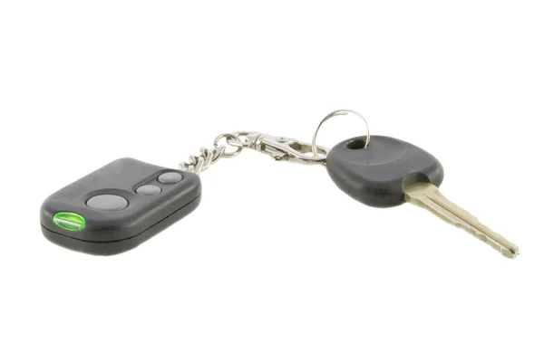 Arabanın anahtarlarını ve Uzaktan kumanda — Stok fotoğraf