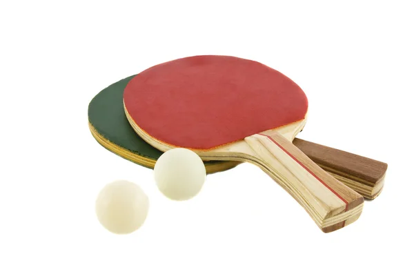 Duas raquete de tênis de mesa — Fotografia de Stock