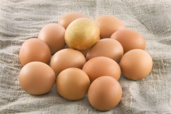Een gouden ei — Stockfoto