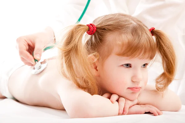 Cute Child And A Doctor — Stock Photo, Image