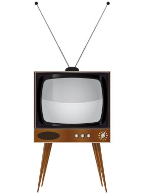 Vintage tv seti
