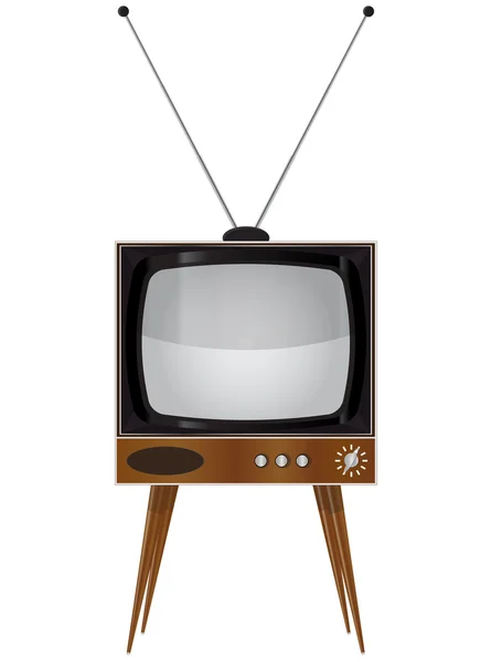 Vintage-Fernseher — Stockfoto