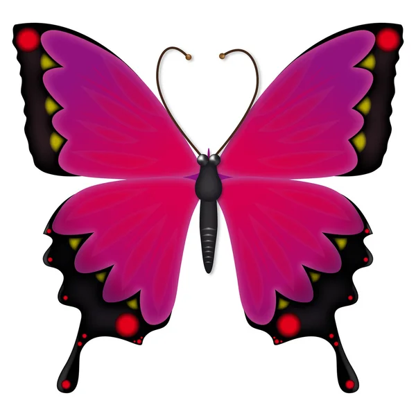 Emo farfalla — Vettoriale Stock