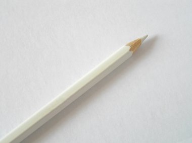 White pencil point top clipart