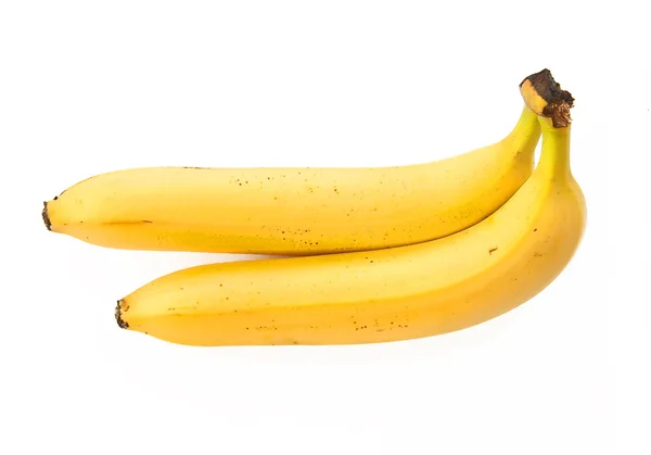 stock image Two bananas on a white background