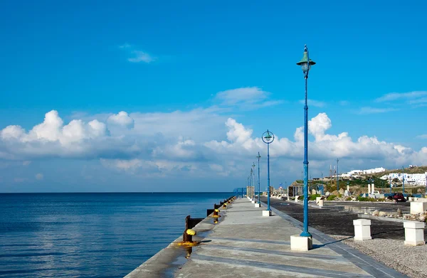 Berth in the port of Mykonos — Stockfoto
