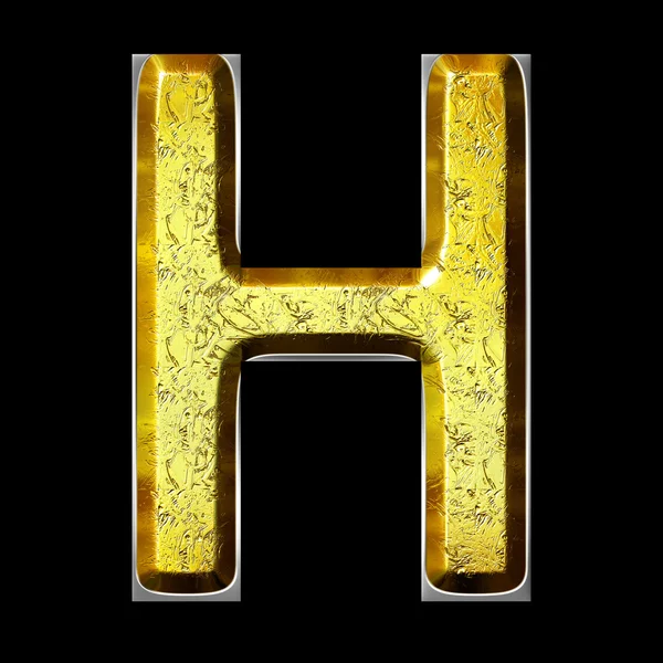 ตัวอักษรสีทองราคาแพง 3 มิติ — ภาพถ่ายสต็อก