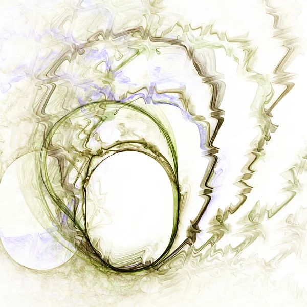 Fondo fractal abstracto sobre blanco — Foto de Stock