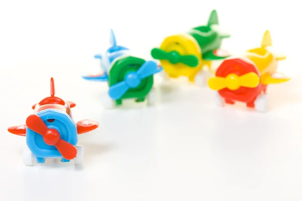 Plastic airplane toy — Stock Photo, Image