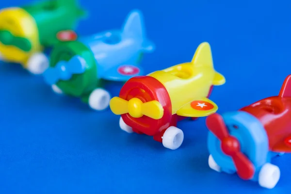 Plastic airplane toy — Stock Photo, Image