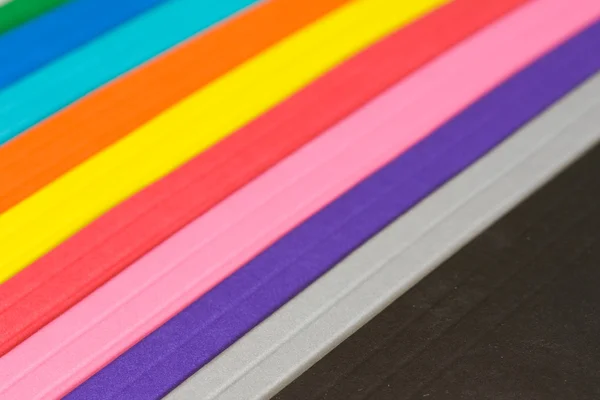 Спектр цветов бумаги — стоковое фото