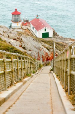 Point Reyes lighthouse, California clipart