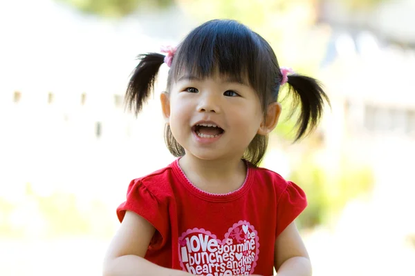 Küçük Asyalı Çinli kız — Stok fotoğraf