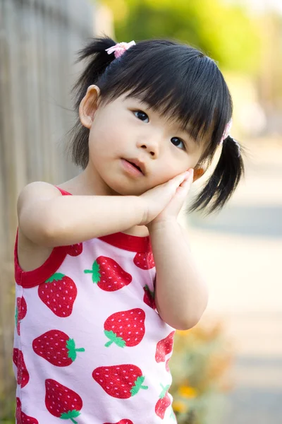 Asijské čínská holčička — Stock fotografie