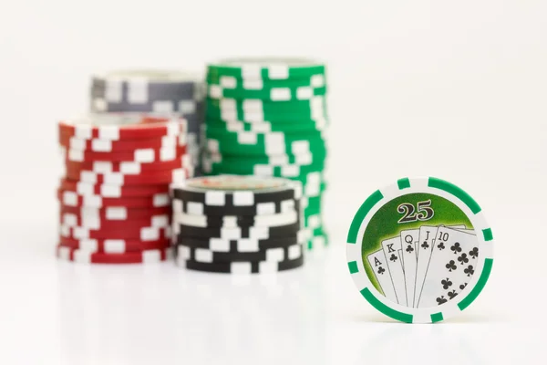 Poker chips — Stock Photo, Image