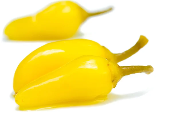 Κίτρινο καυτερές πιπεριές — Φωτογραφία Αρχείου