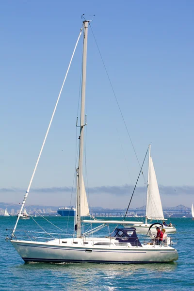 stock image Yacht sailing